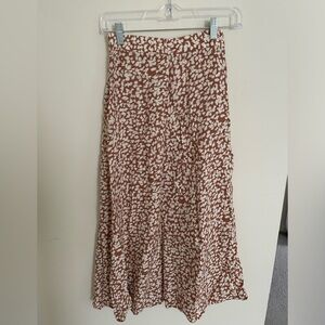 Mango cotton maxi skirt